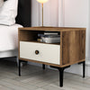Asir Comodino con 1 cassetto Lizbon 533 Crema
