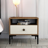 Asir Comodino con 1 cassetto Lizbon 533 Crema