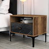 Comodino con 1 cassetto Lizbon 534 Noce