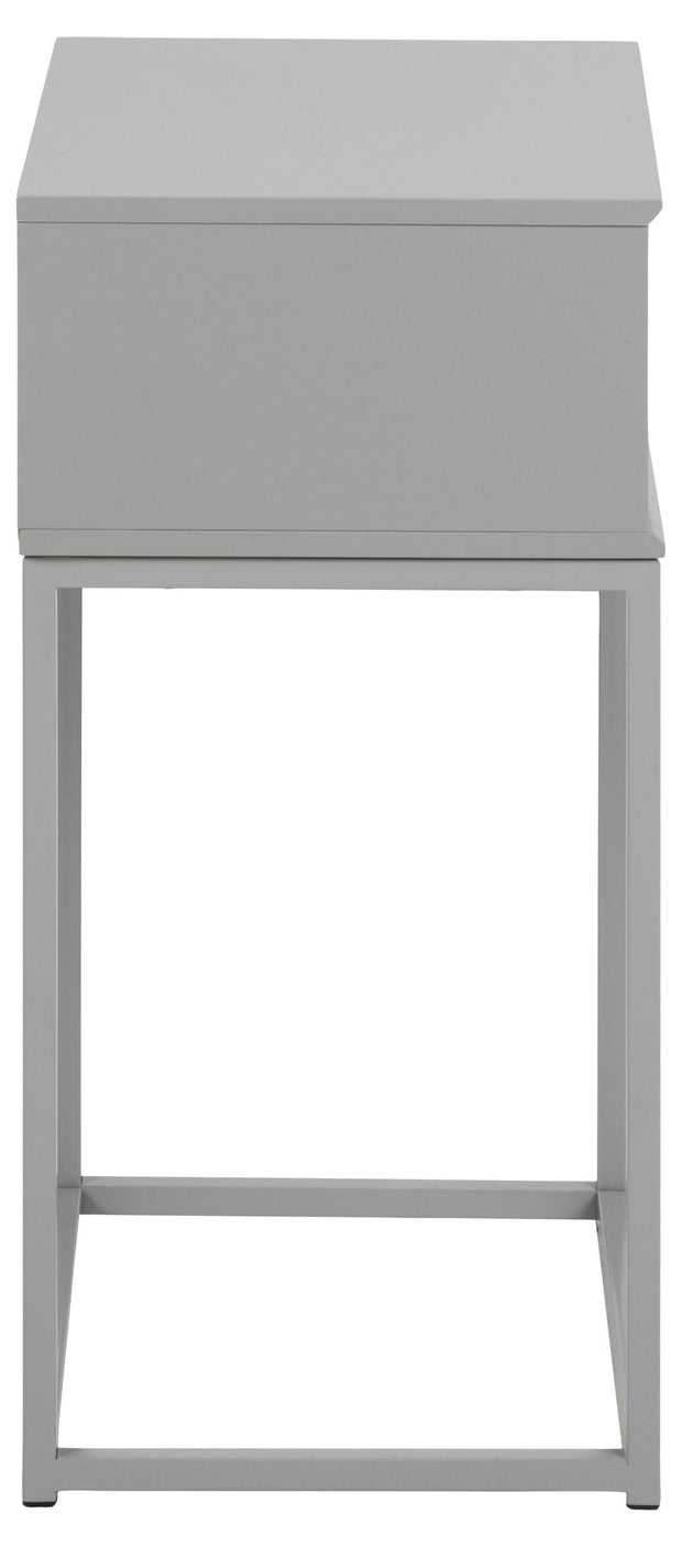 Actona Comodino con 1 cassetto Mitra Grigio