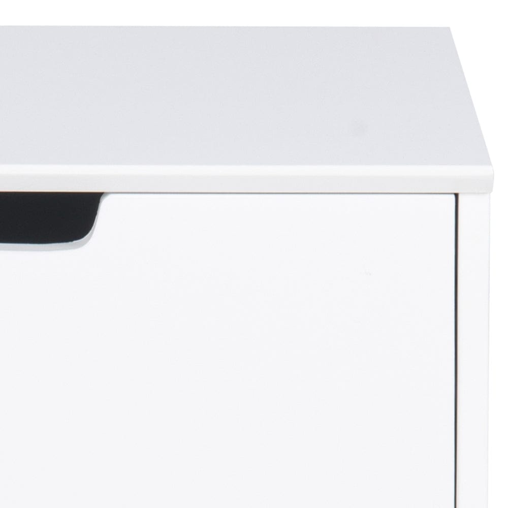 Actona Comodino con 1 cassetto Mitra II Bianco