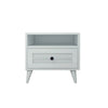 Asir Comodino con 1 cassetto Nil 102 Bianco