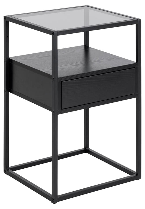 Actona Comodino con 1 cassetto Randolf Grigio