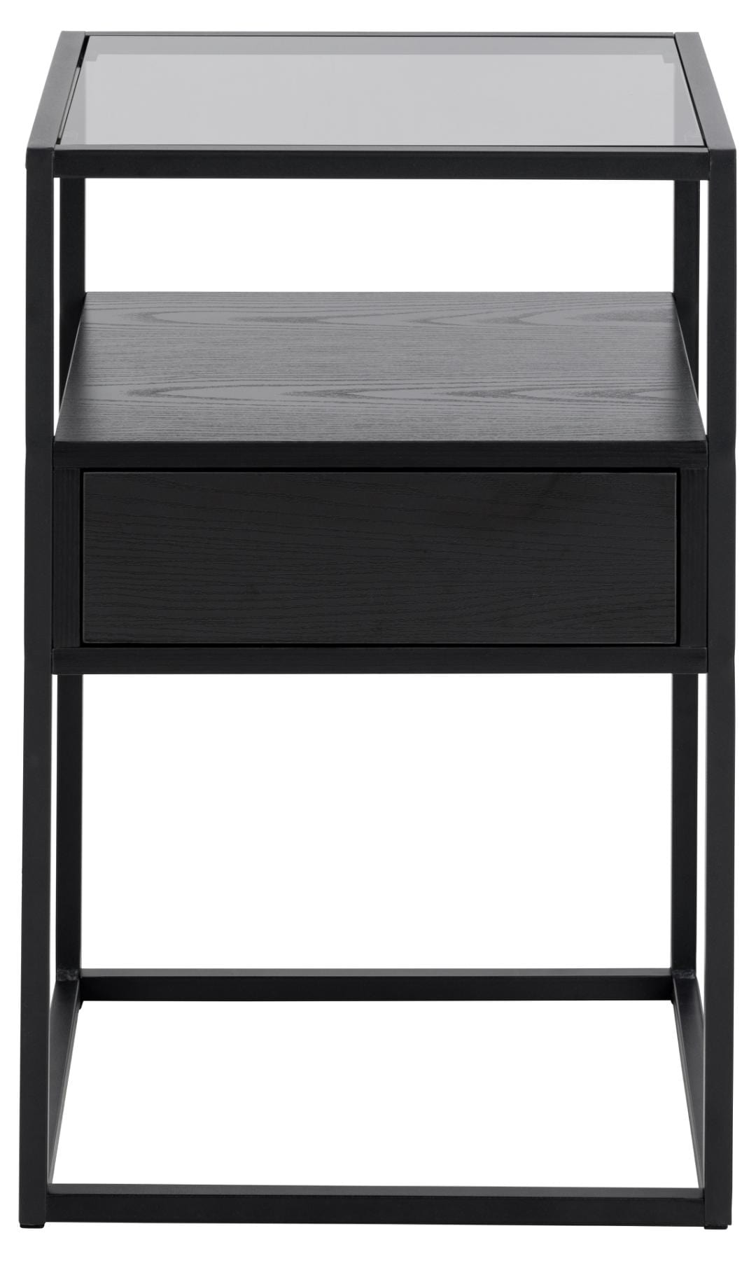 Actona Comodino con 1 cassetto Randolf Grigio