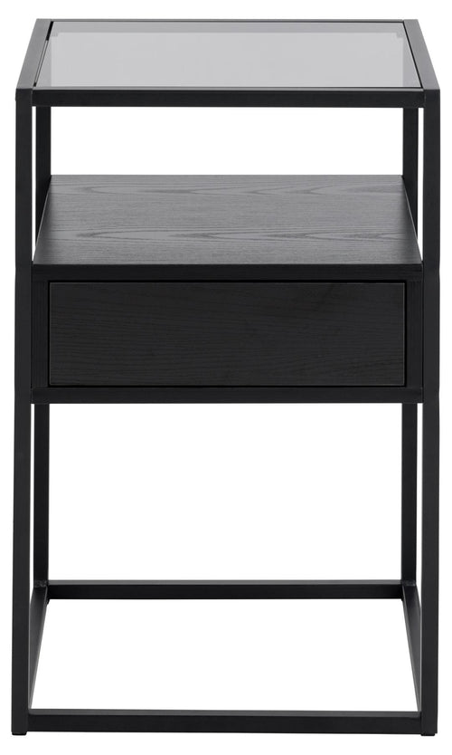 Actona Comodino con 1 cassetto Randolf Grigio