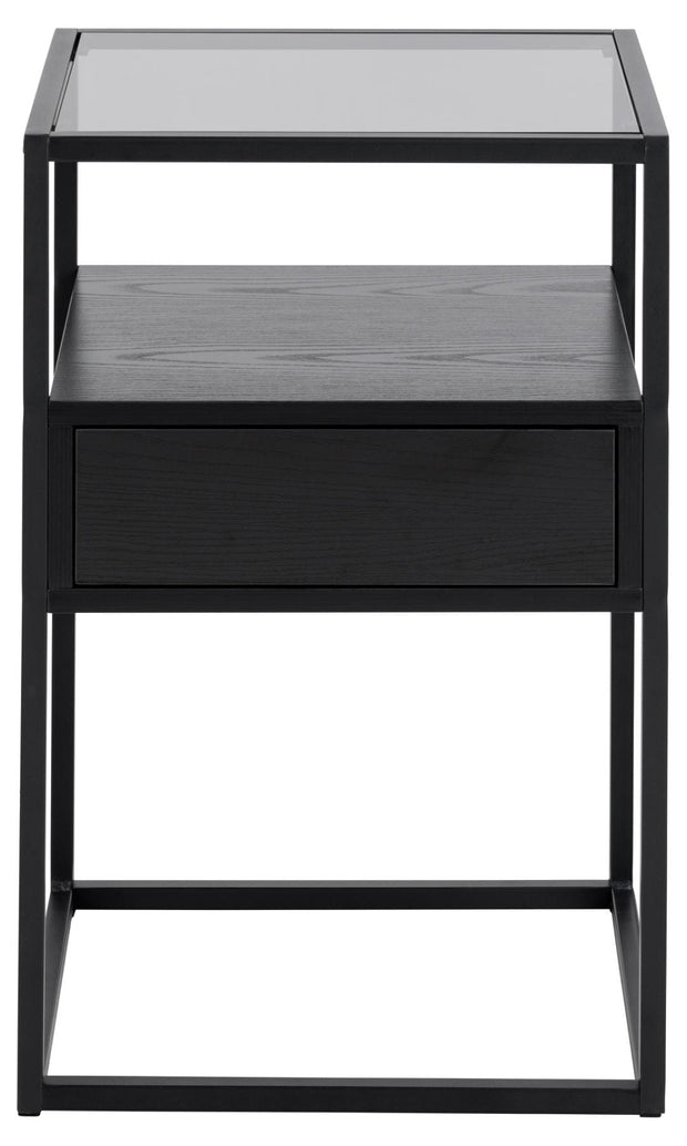 Actona Comodino con 1 cassetto Randolf Grigio