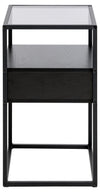 Actona Comodino con 1 cassetto Randolf Grigio