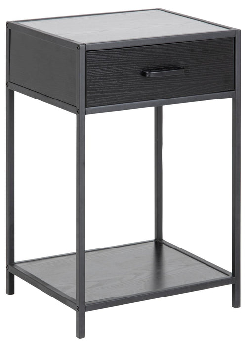Actona Comodino con 1 cassetto Seaford Antracite