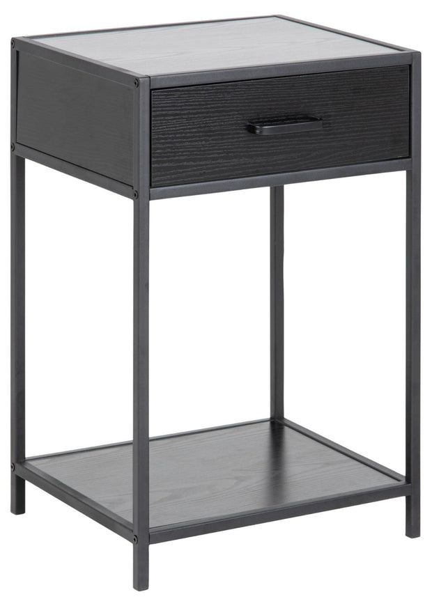 Actona Comodino con 1 cassetto Seaford Antracite