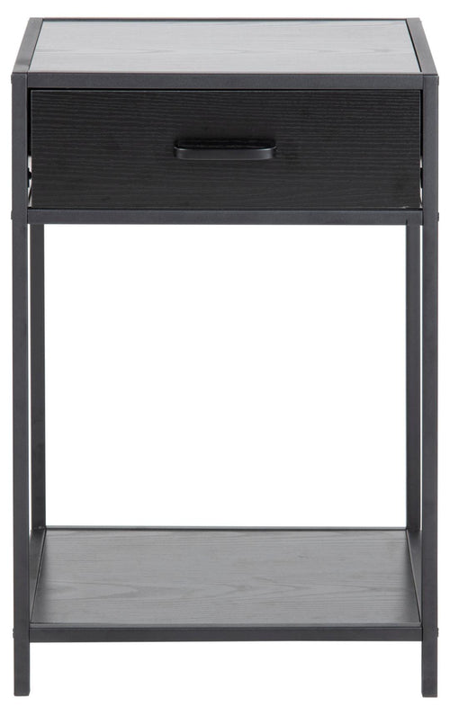 Actona Comodino con 1 cassetto Seaford Antracite