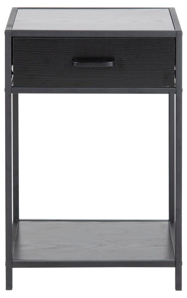 Actona Comodino con 1 cassetto Seaford Antracite