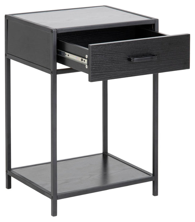 Actona Comodino con 1 cassetto Seaford Antracite
