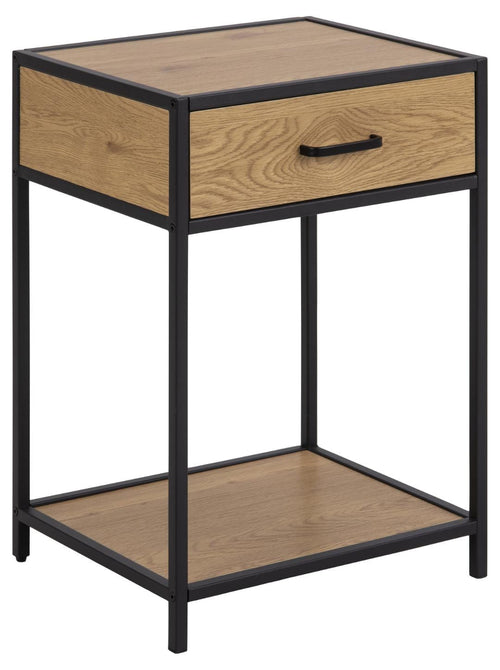Actona Comodino con 1 cassetto Seaford Quercia