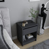 Asir Comodino con 1 cassetto Sheridan Antracite