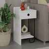 Asir Comodino con 1 cassetto Sirius Left V2 Bianco