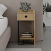 Asir Comodino con 1 cassetto Sirius Right Quercia