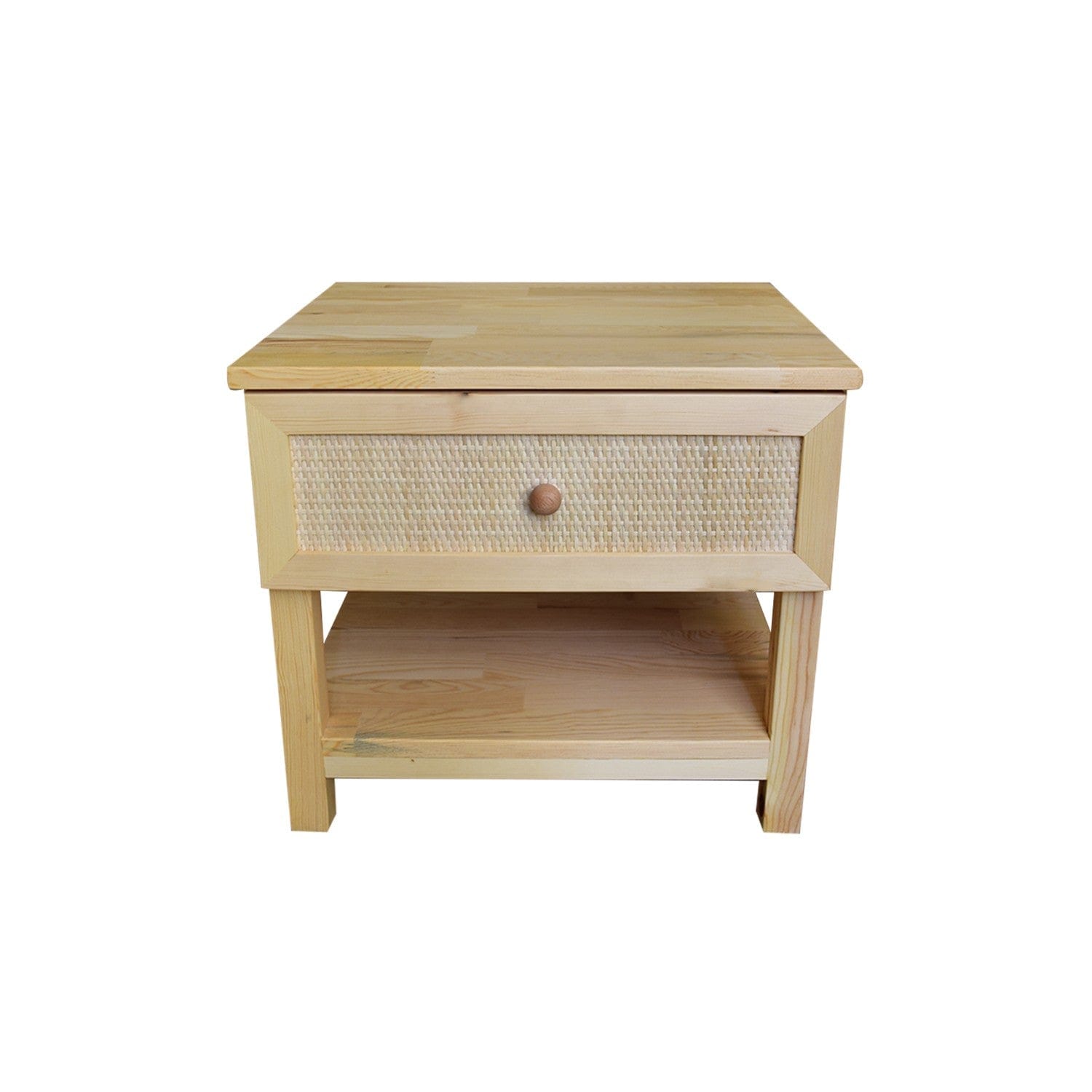 Asir Comodino con 1 cassetto Spar Pin Pino