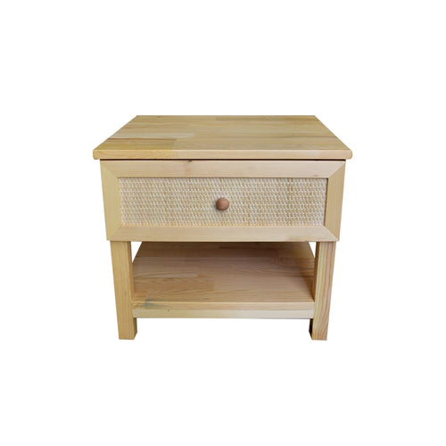 Asir Comodino con 1 cassetto Spar Pin Pino