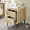 Asir Comodino con 2 cassetti Ark 6 Naturale