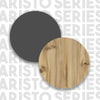 Asir Comodino con 2 cassetti Ark 6 Naturale