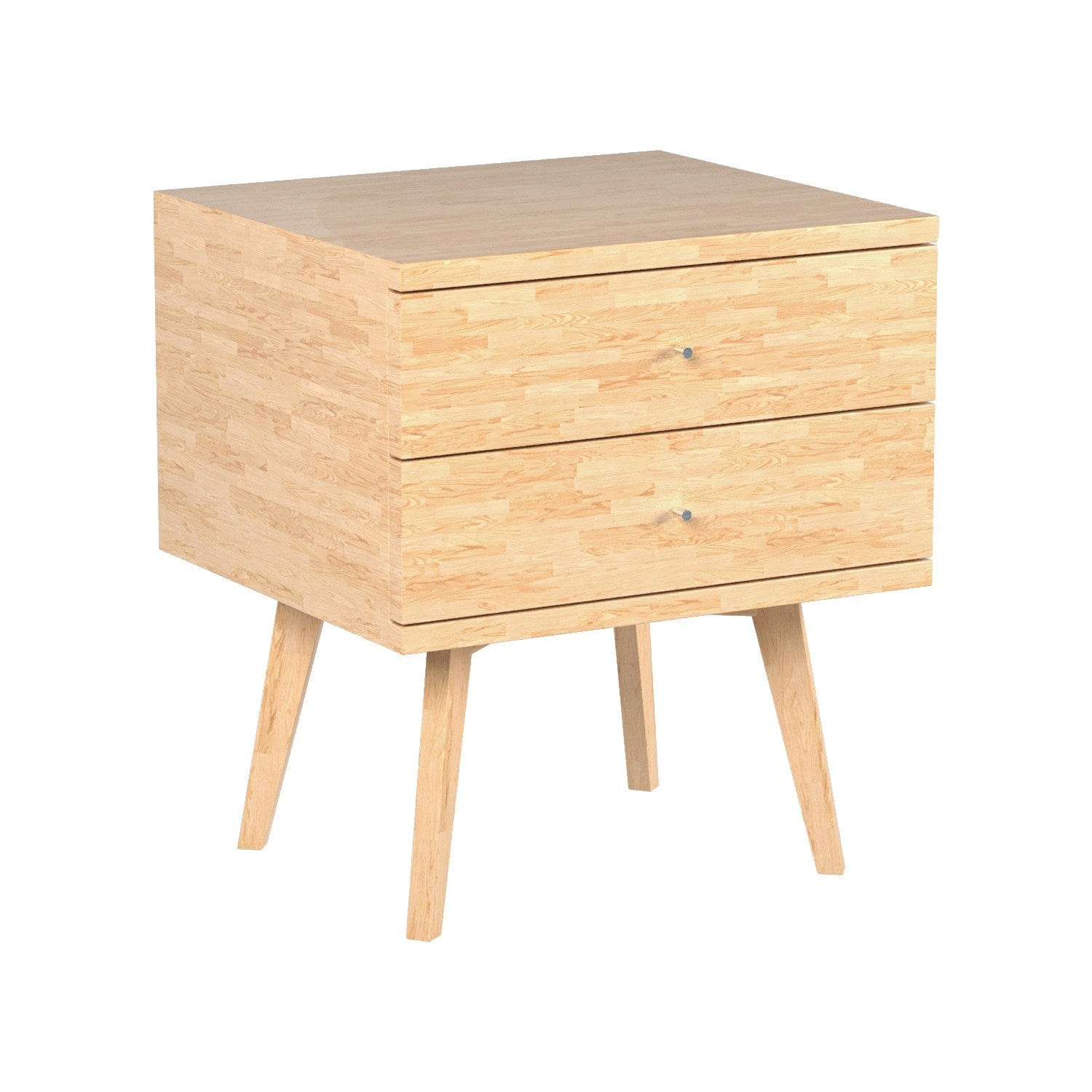 Asir Comodino con 2 cassetti Beralus Pino