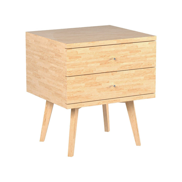 Asir Comodino con 2 cassetti Beralus Pino
