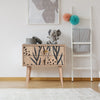 Asir Comodino con 2 cassetti City Two Daisy Multicolore