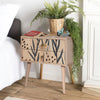 Asir Comodino con 2 cassetti City Two Daisy Multicolore