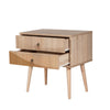 Asir Comodino con 2 cassetti City Two Desert Multicolore