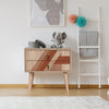 Asir Comodino con 2 cassetti City Two Flow Multicolore