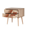 Asir Comodino con 2 cassetti City Two Flow Multicolore