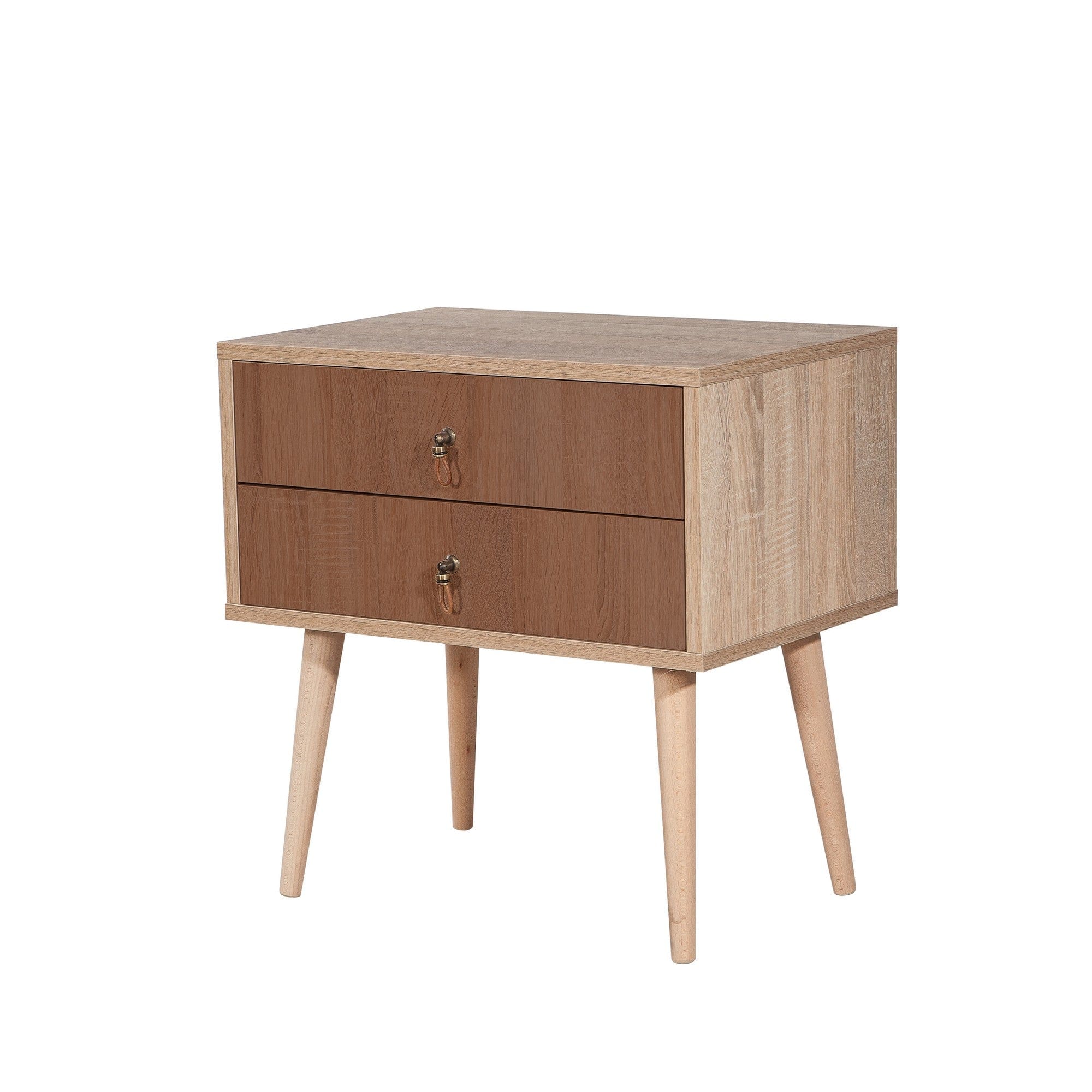 Asir Comodino con 2 cassetti City Two Form Multicolore