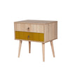 Asir Comodino con 2 cassetti City Two Sun Multicolore