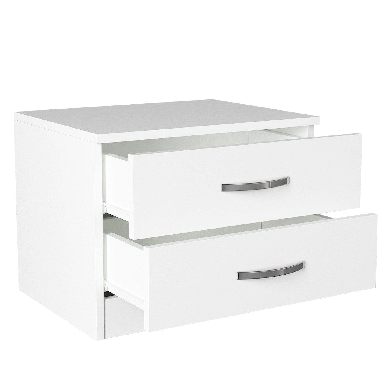 Asir Comodino con 2 cassetti Diva V2 Bianco