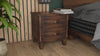 Asir Comodino con 2 cassetti Elegant Noce