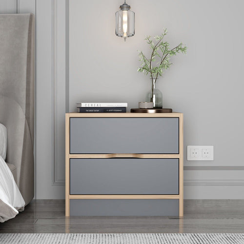 Asir Comodino con 2 cassetti Elina 8170 Antracite
