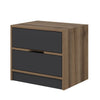 Asir Comodino con 2 cassetti Elina 8170 Antracite