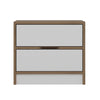Asir Comodino con 2 cassetti Elina 8171 Bianco