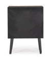Bizzotto Comodino con 2 cassetti Josine Nero