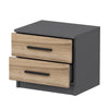 Asir Comodino con 2 cassetti Kale 4920 Noce