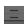 Asir Comodino con 2 cassetti Kale 4921 Antracite