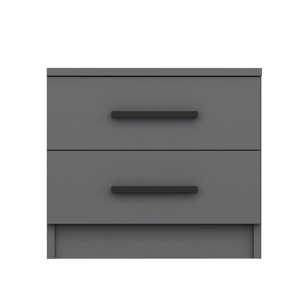 Asir Comodino con 2 cassetti Kale 4921 Antracite