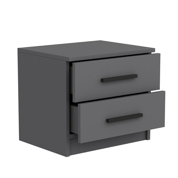 Asir Comodino con 2 cassetti Kale 4921 Antracite