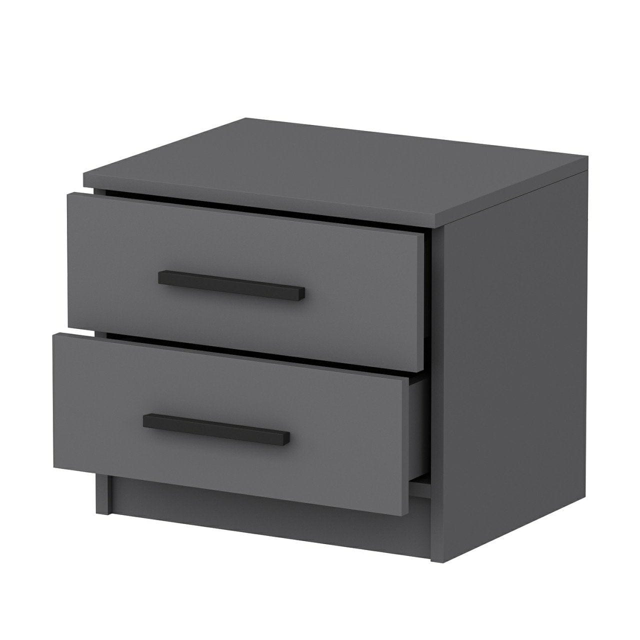 Asir Comodino con 2 cassetti Kale 4921 Antracite