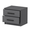 Asir Comodino con 2 cassetti Kale 4921 Antracite