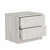 Asir Comodino con 2 cassetti Kale 4922 Bianco