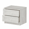 Asir Comodino con 2 cassetti Kale 4922 Bianco