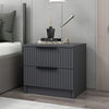 Asir Comodino con 2 cassetti Kale Plus 7898 Antracite