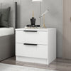 Asir Comodino con 2 cassetti Kale Plus 7910 Bianco