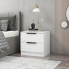 Asir Comodino con 2 cassetti Kale Plus 7910 Bianco